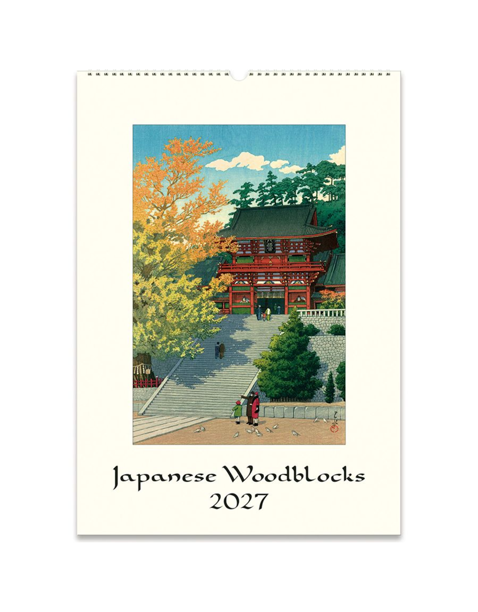 2027 Wall Calendar : Japanese Woodblocks