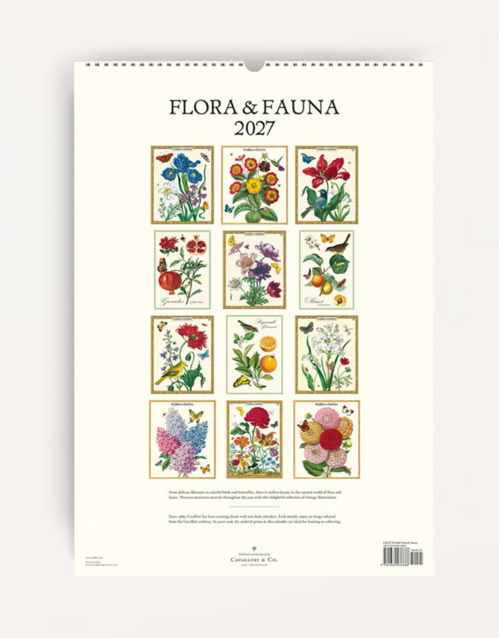 2027 Wall Calendar : Flora & Fauna