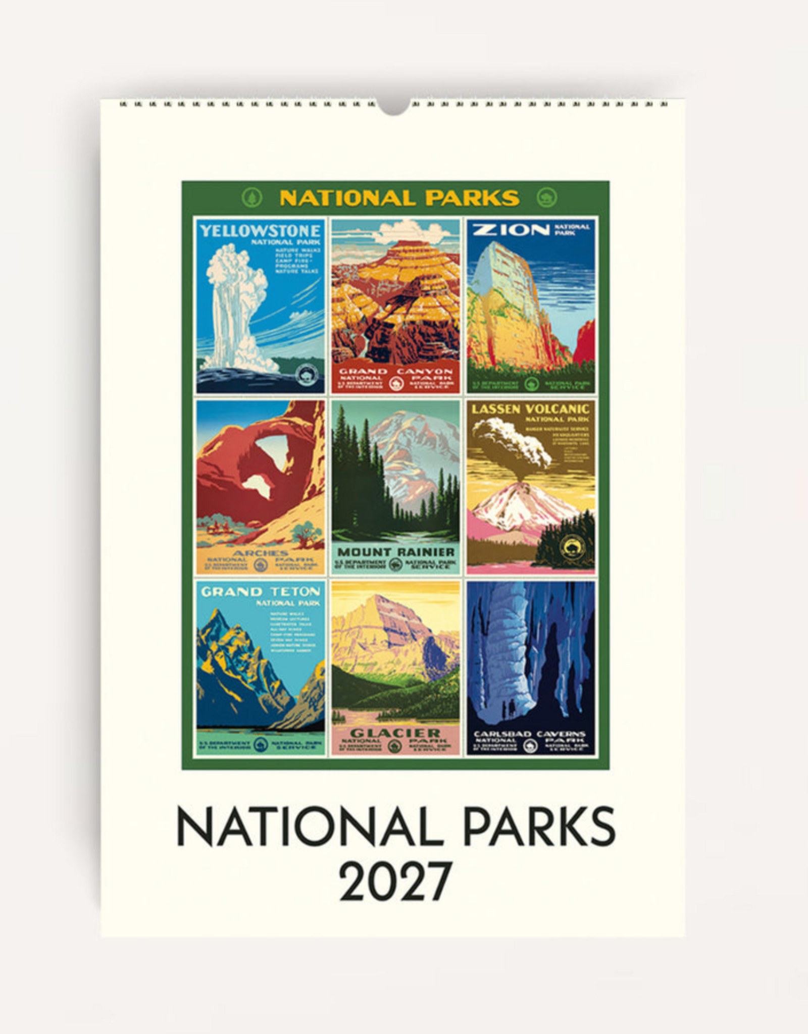 2027 Wall Calendar : National Parks