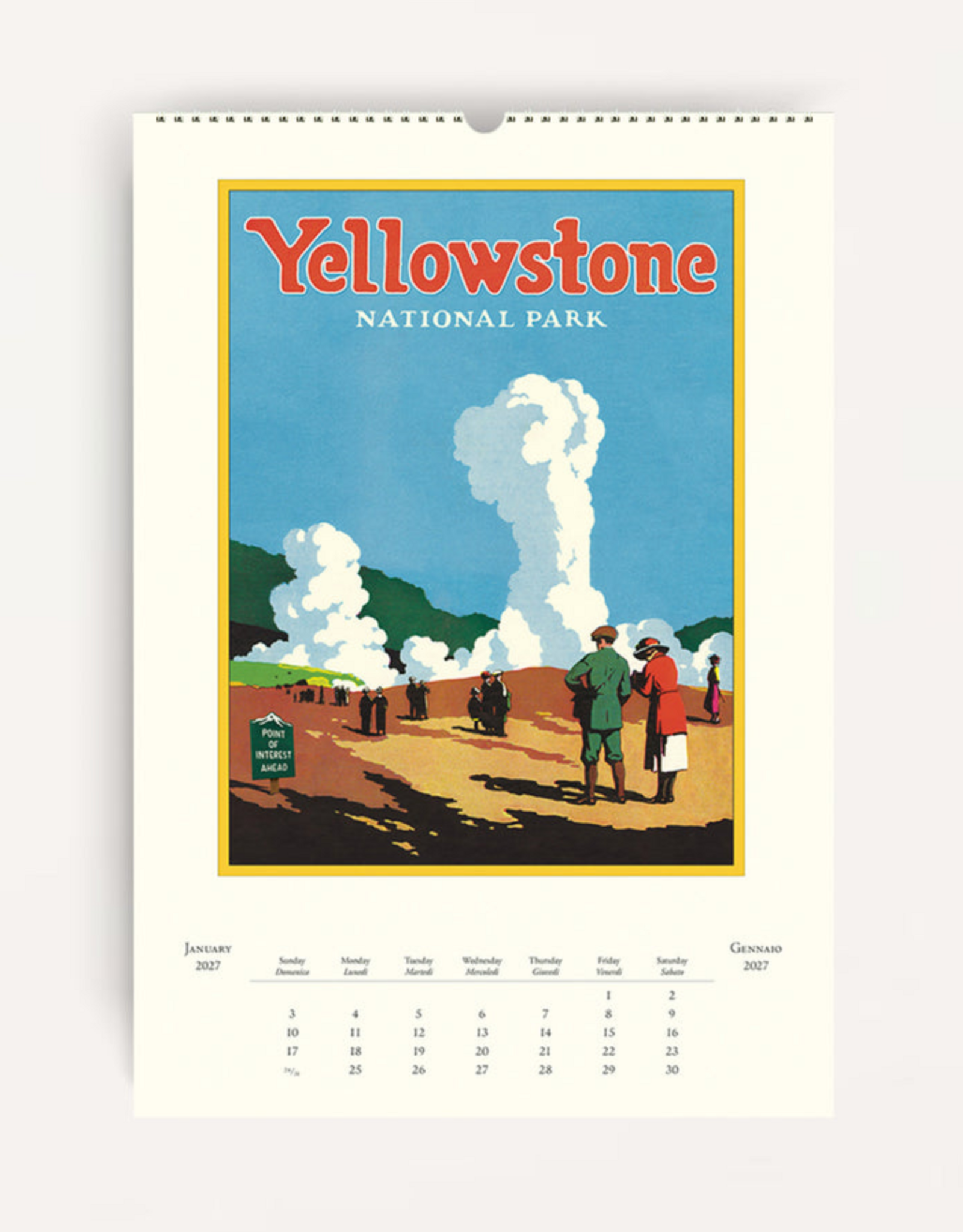 2027 Wall Calendar : National Parks
