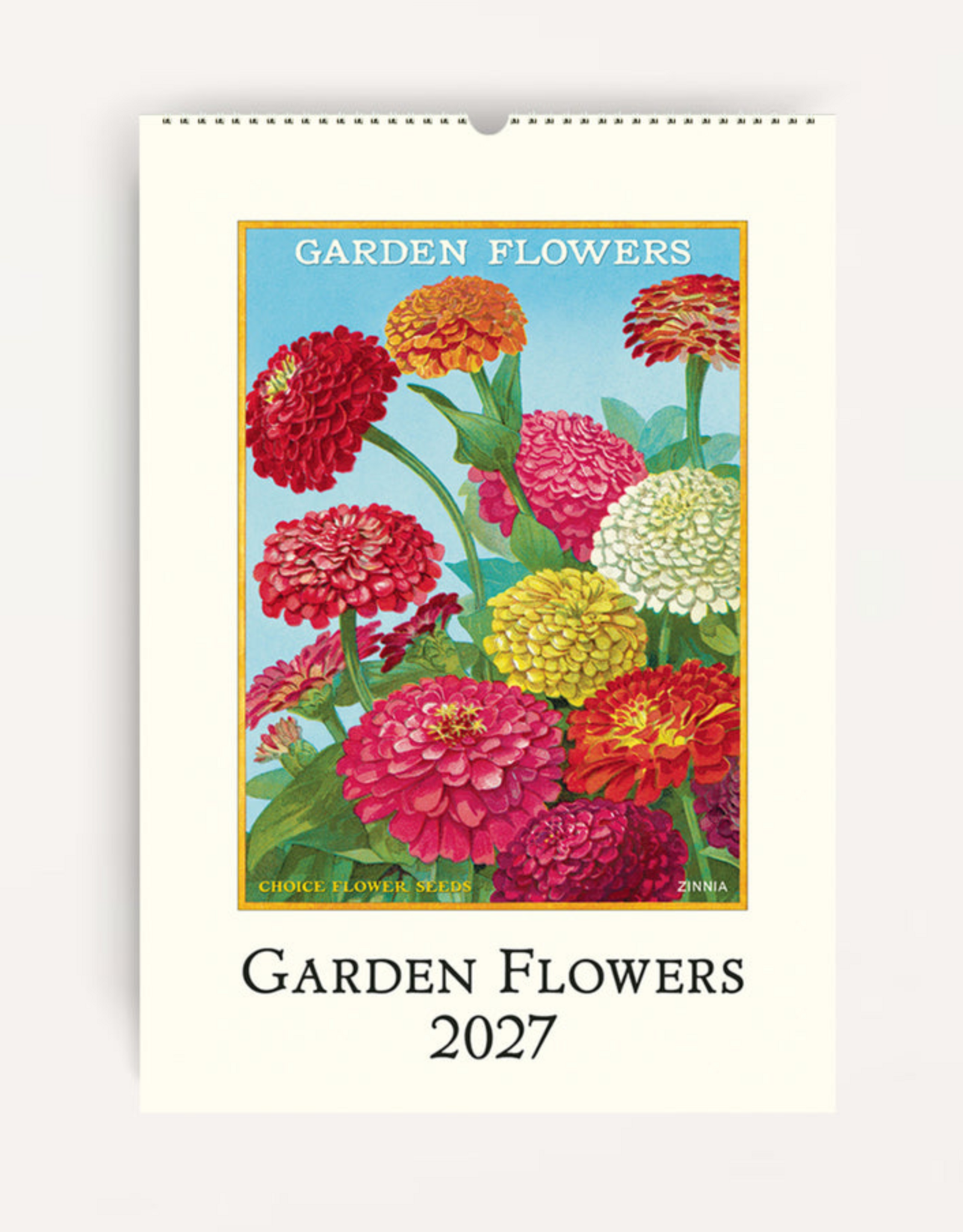 2027 Wall Calendar : Garden Flowers