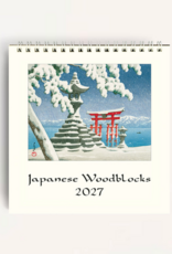 2027 Desk Calendar: Japanese Woodblocks