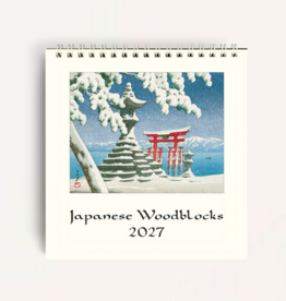 2027 Desk Calendar: Japanese Woodblocks