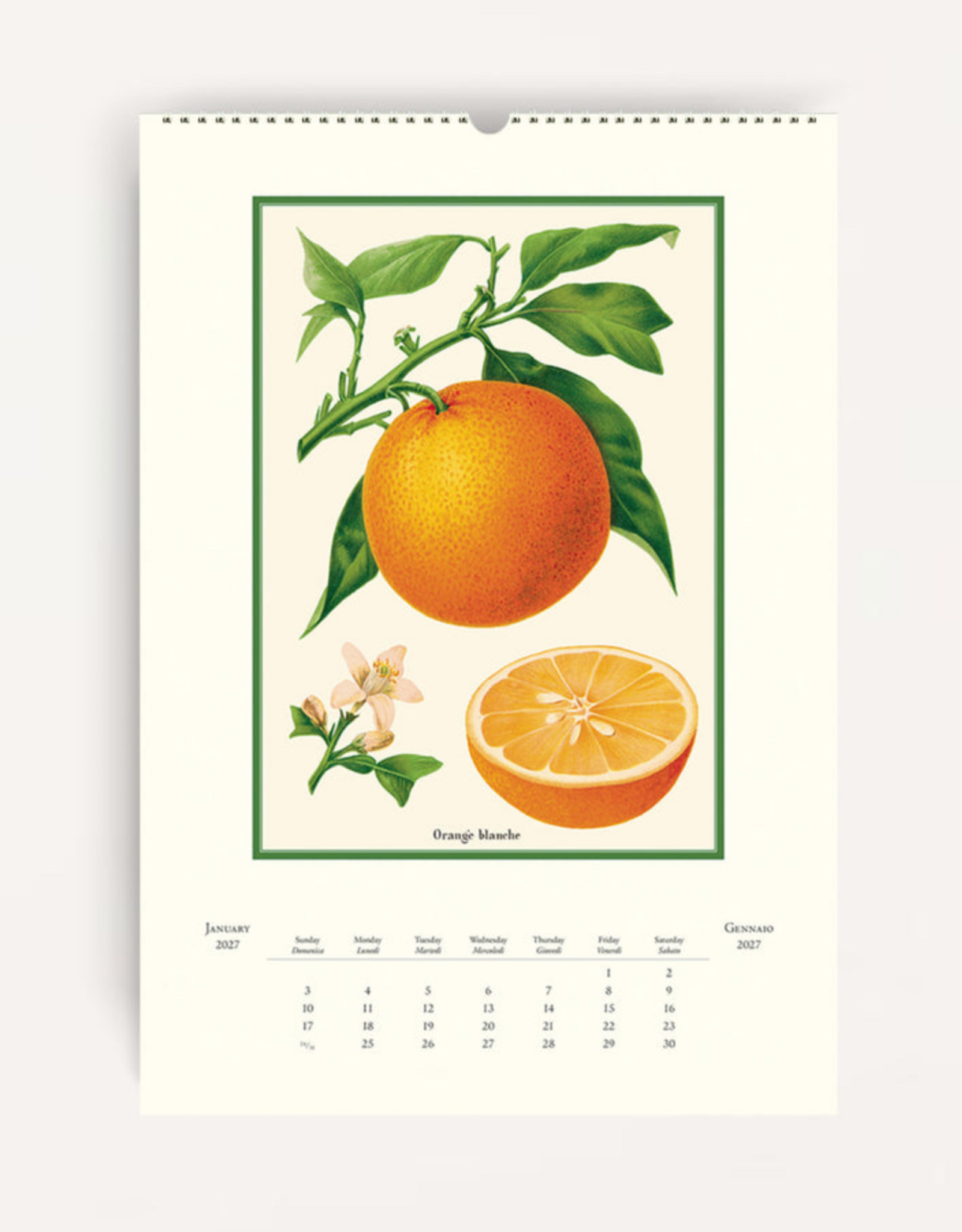 2027 Wall Calendar : Farmer's Market