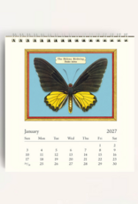 2027 Desk Calendar: Butterflies