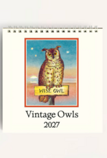 2027 Desk Calendar: Owls