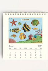 2027 Desk Calendar: Sea Life