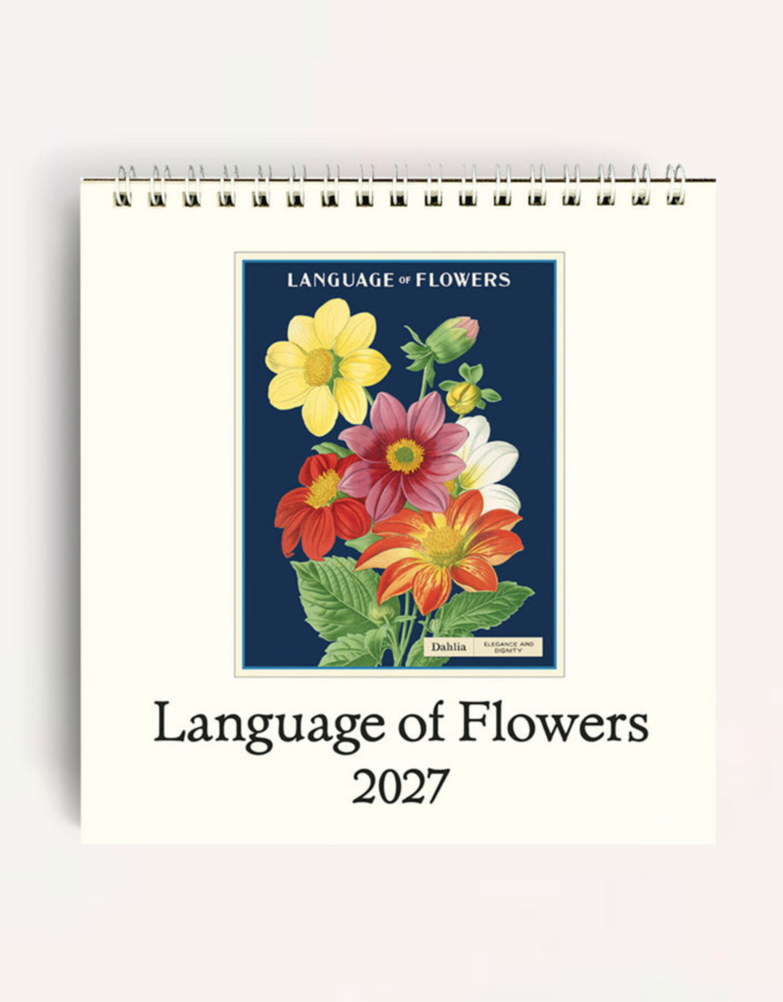 2027 Desk Calendar: Language of Flowers
