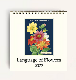 2027 Desk Calendar: Language of Flowers