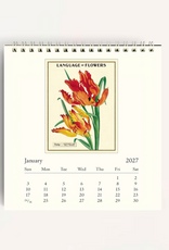 2027 Desk Calendar: Language of Flowers