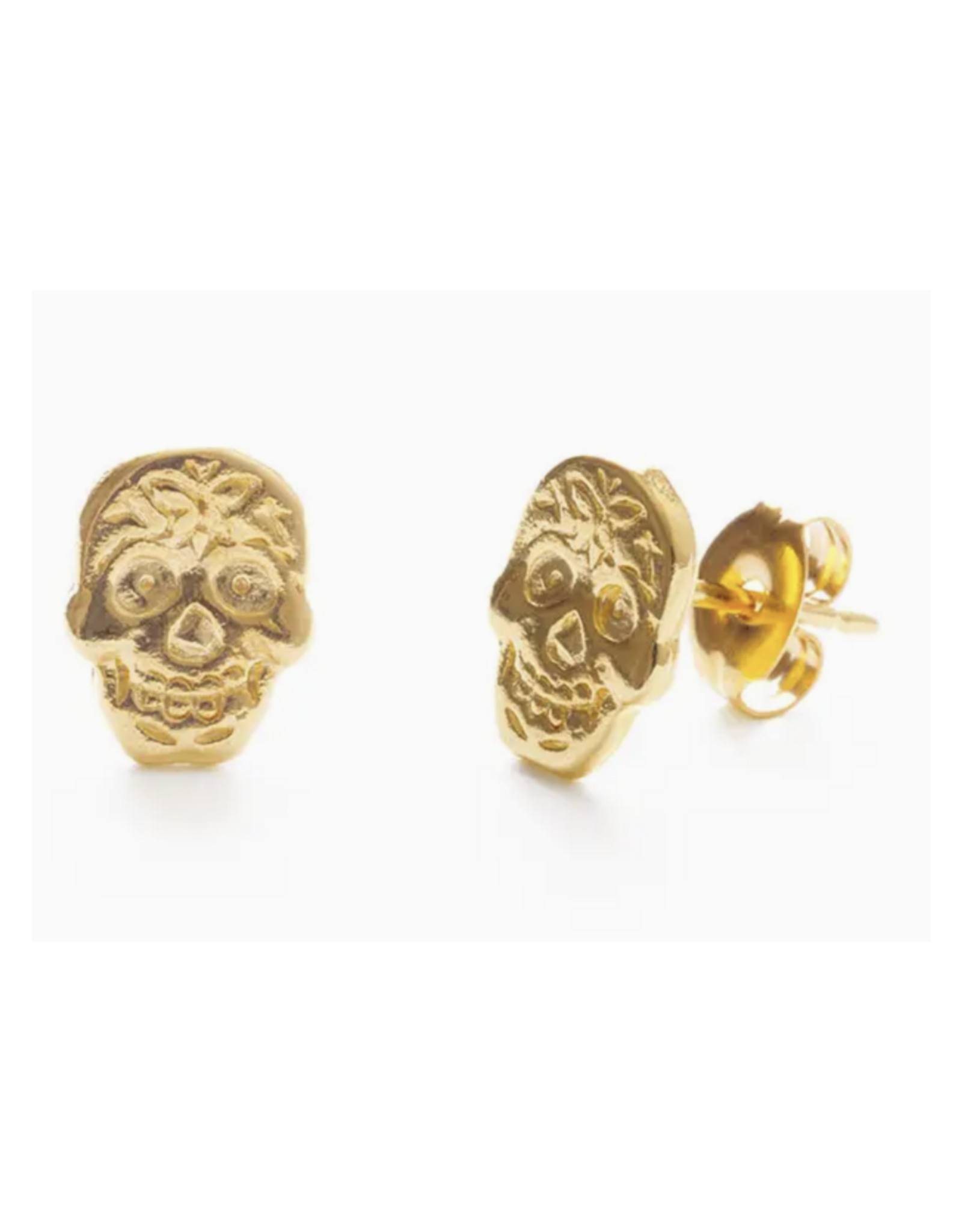 Sugar Skull Stud Earrings