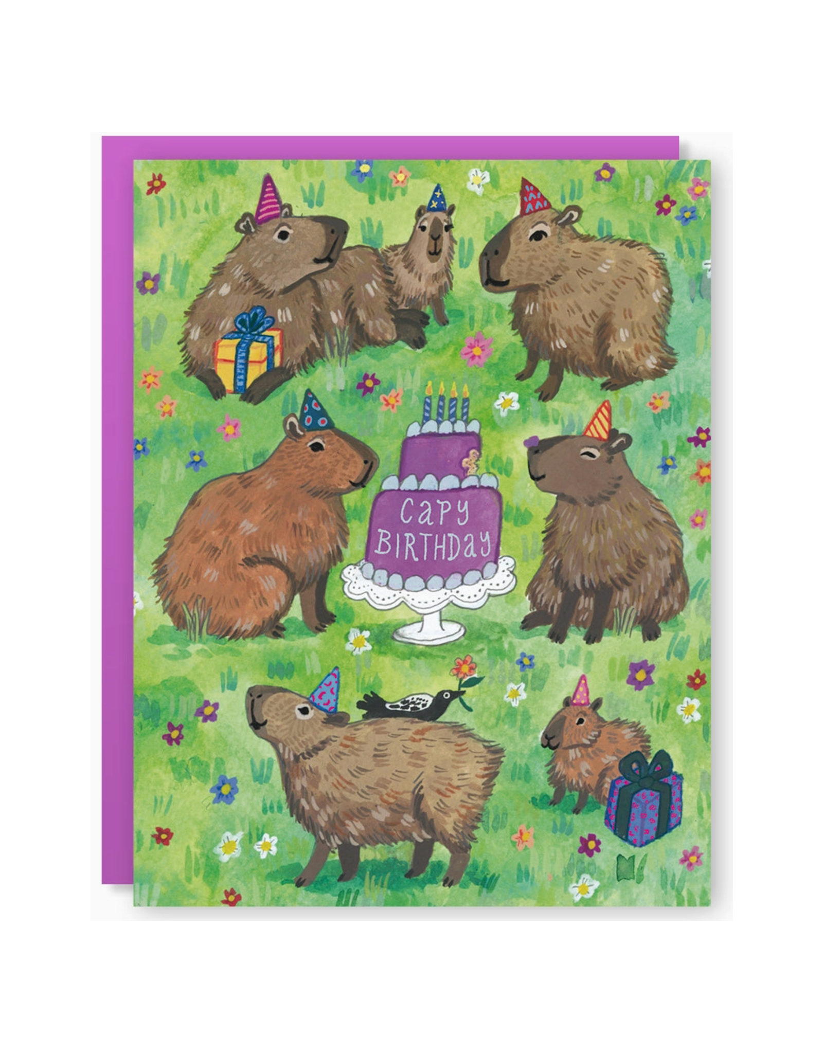 Capy Birthday Greeting Card