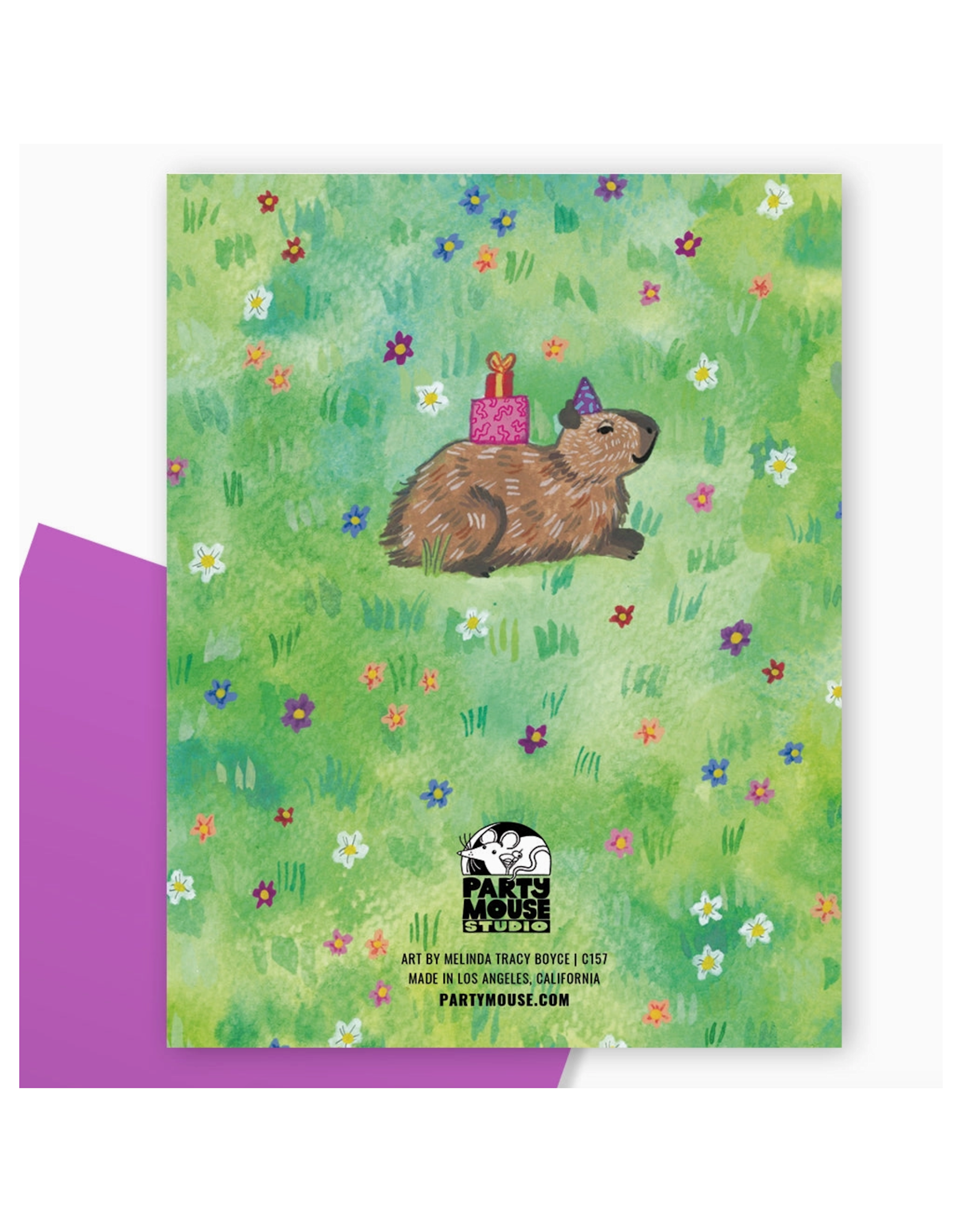 Capy Birthday Greeting Card
