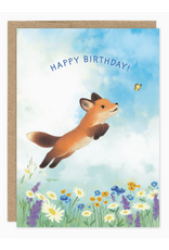 Little Fox Birthday Greeting Card