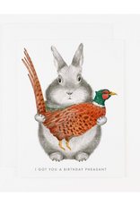 I Got You a Birthday Pheasant Greeting Card