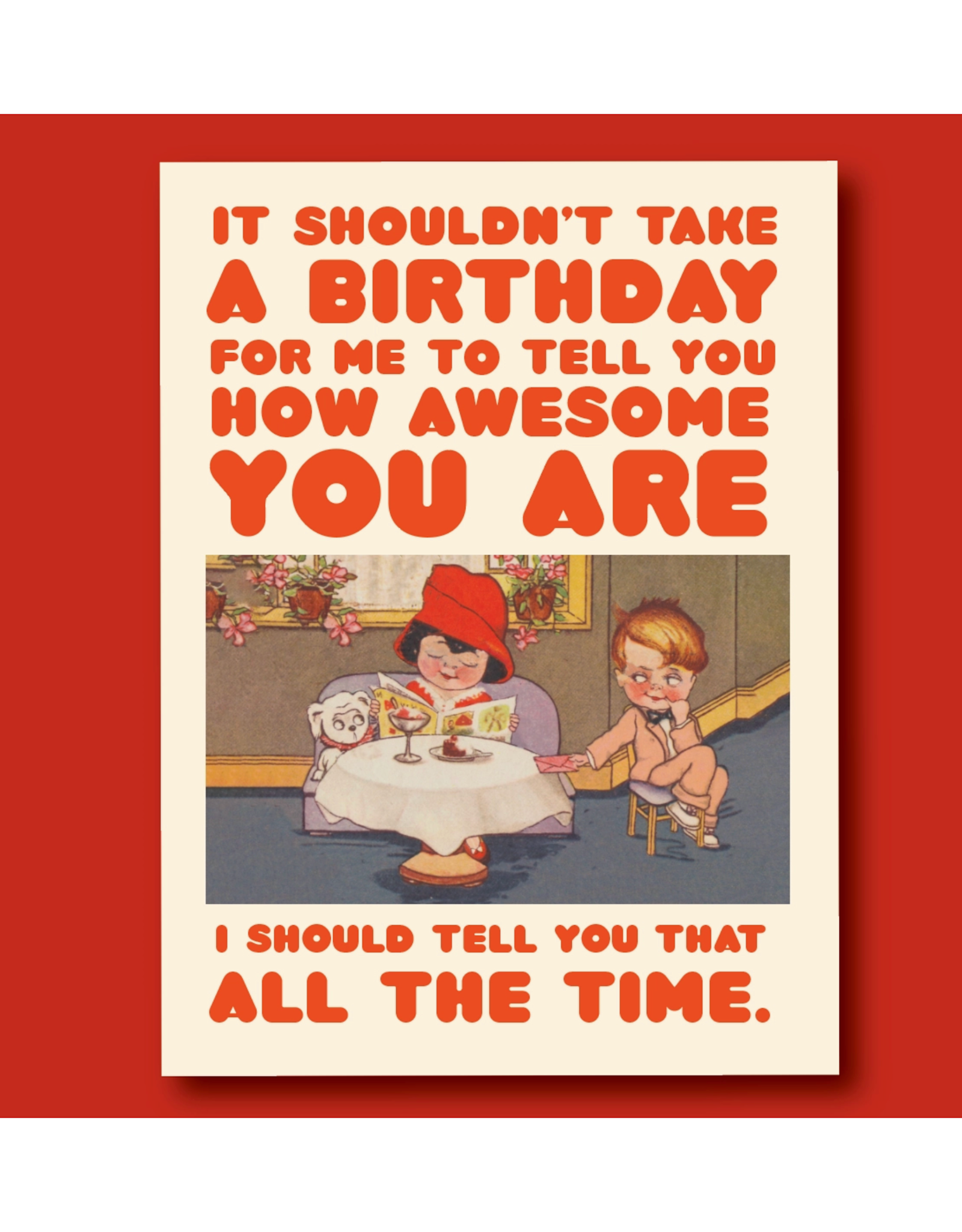 How Awesome Birthday Greeting Card