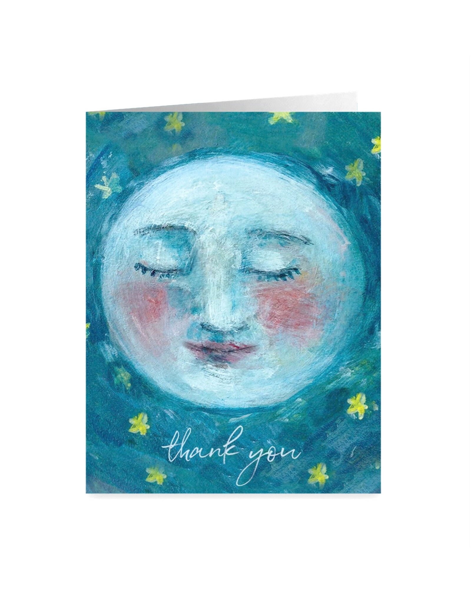 Thank You Moon Greeting Card