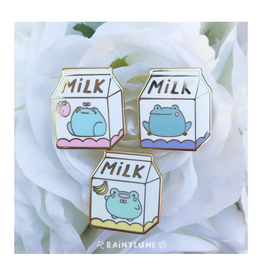 Frog Milks Enamel Pins Set of 3