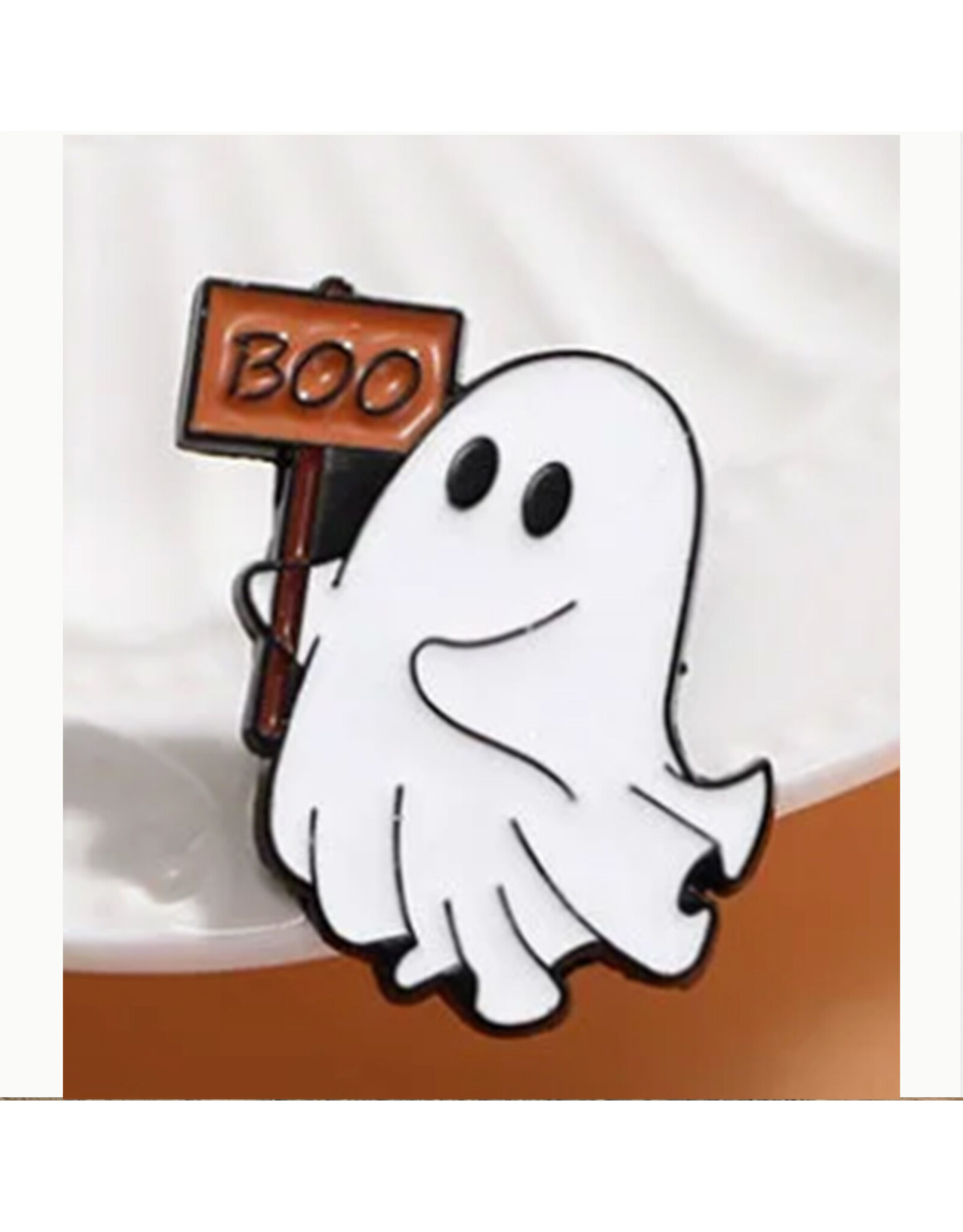 Cute Boo Ghost Enamel Pin