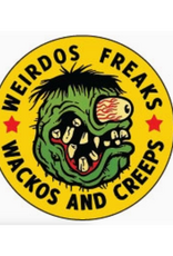 Weirdos Freaks Wackos and Creeps Button