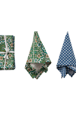 Cotton Block Print Napkins Set of 4