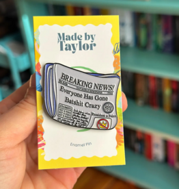 Made By Taylor Breaking News Enamel Pin