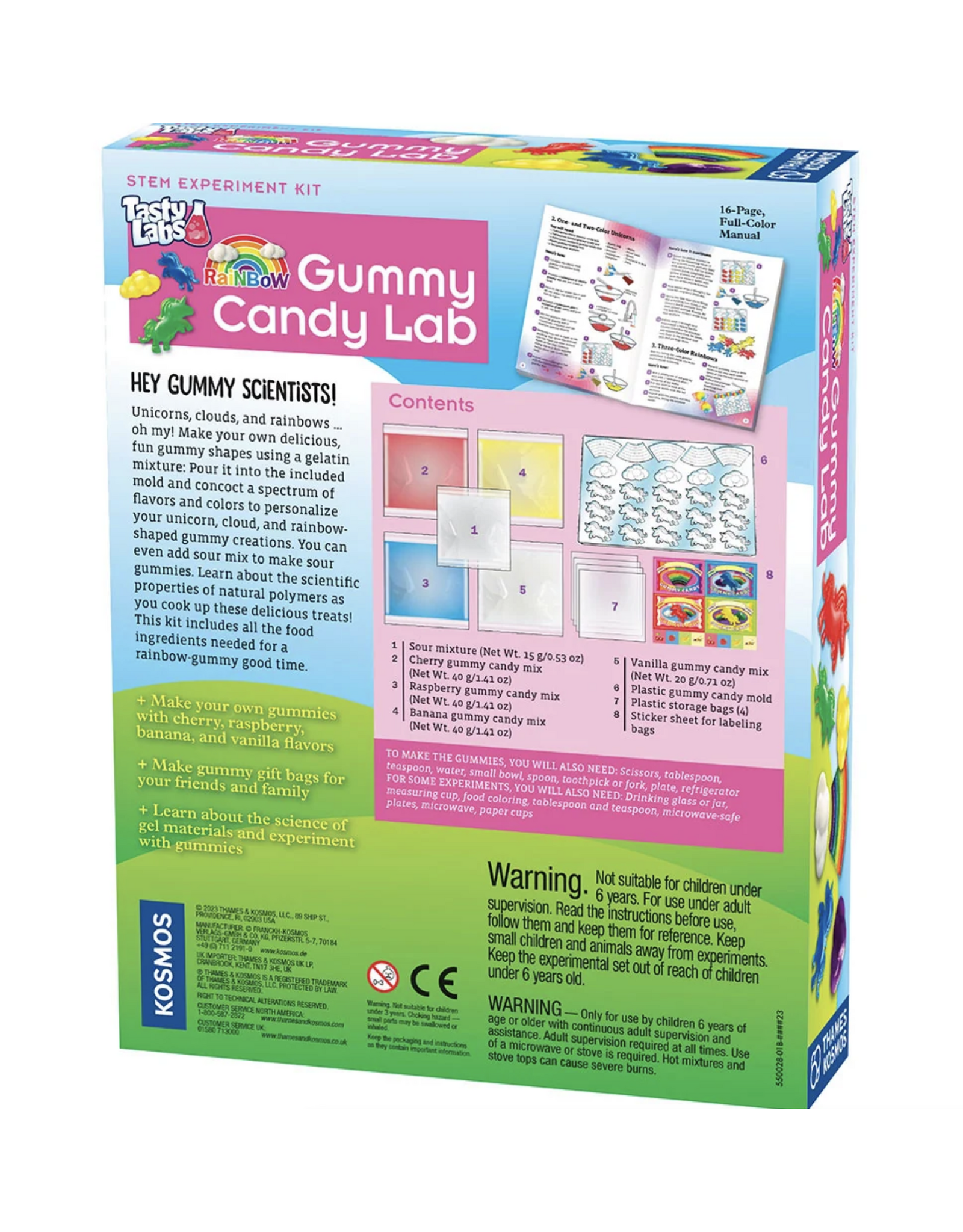 Rainbow Gummy Candy Lab