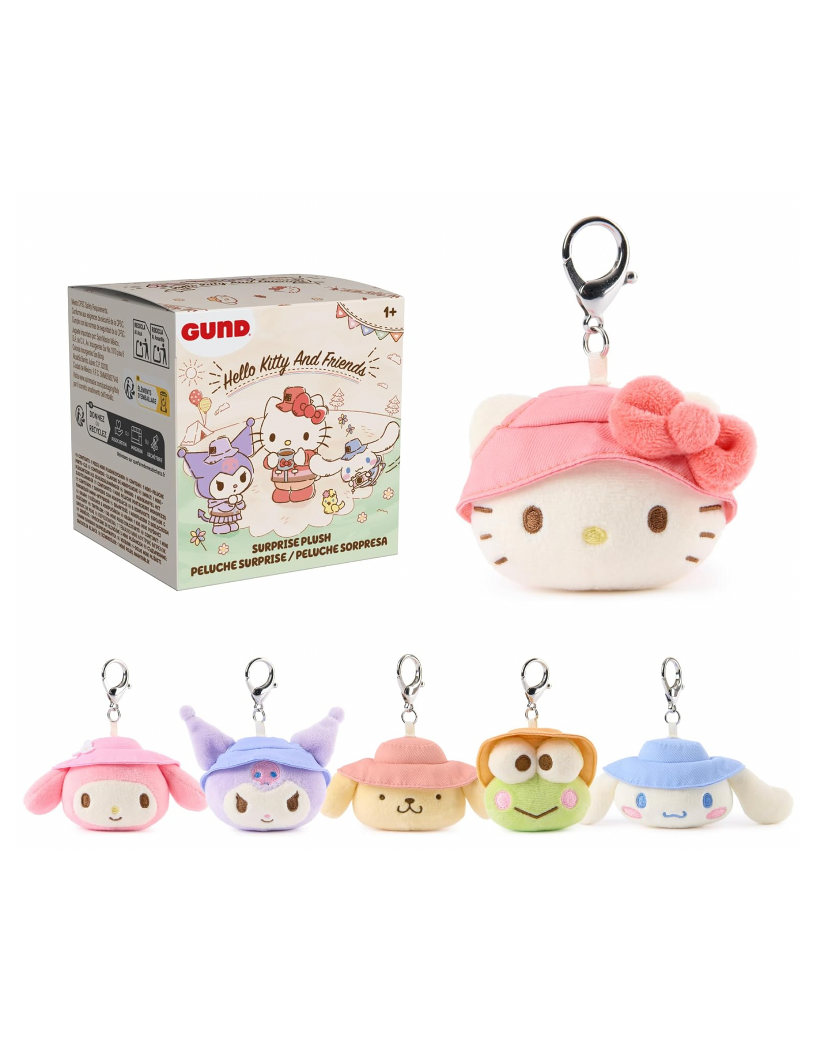 Hello Kitty and Friends Camping Plush Blind Box