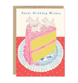 Sweet Birthday Wishes Westie Cake Greeting Card