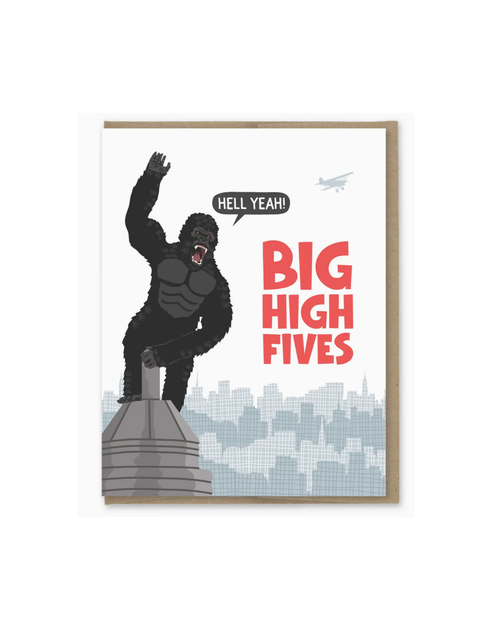 King Kong Big High Fives Greeting Card