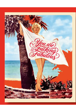 Beach Babe You Are Fabulous Greeting Card