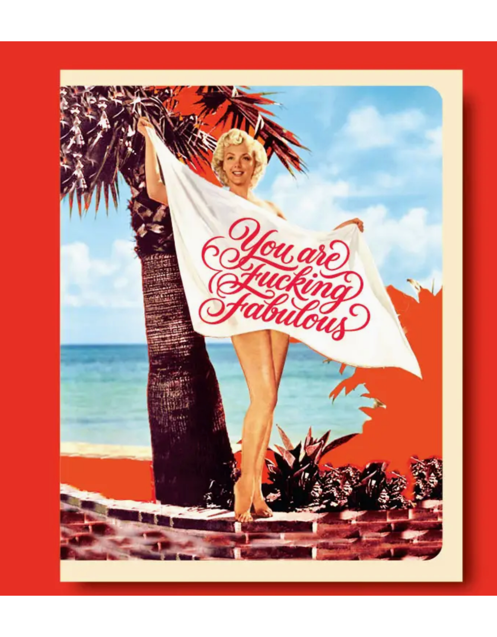 Beach Babe You Are Fabulous Greeting Card
