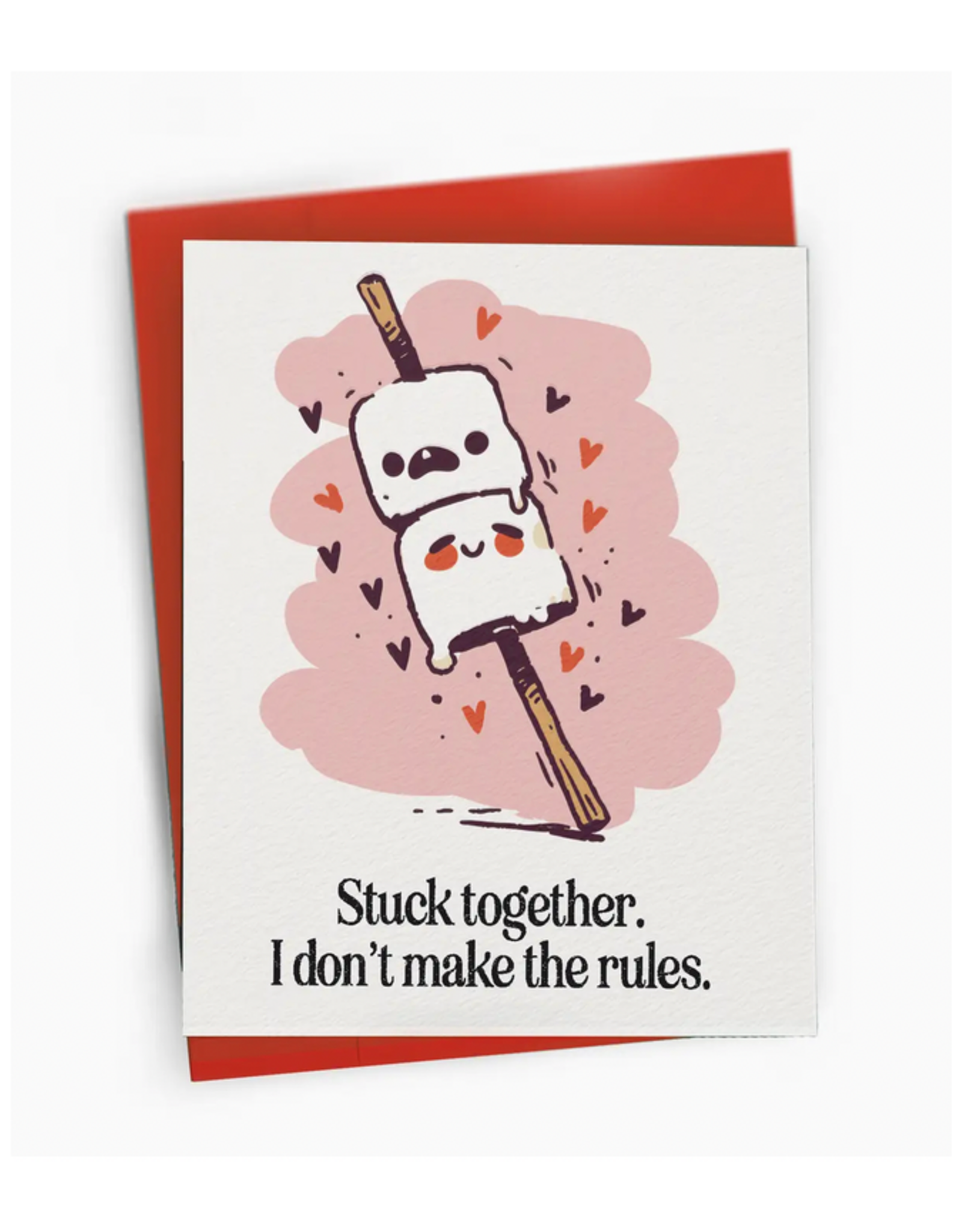 Petty Paper Studio Stuck Together Marshmallows Greeting Card