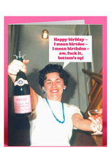 Bottom's Up Birthday Greeting Card