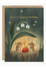 Mice Have a Magical Birthday Greeting Card