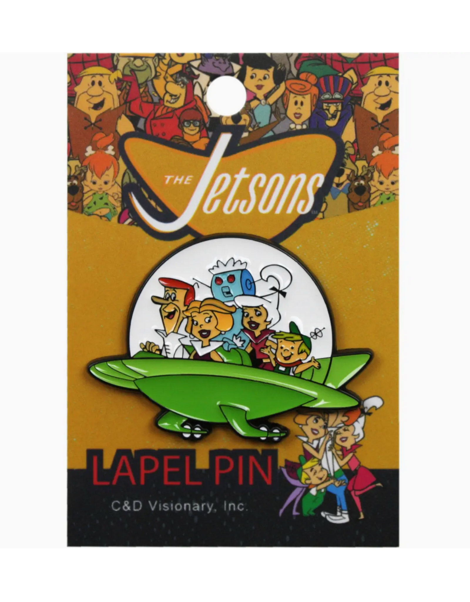 The Jetsons Spaceship Enamel Pin