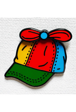 Spinny Hat Deluxe Enamel Pin