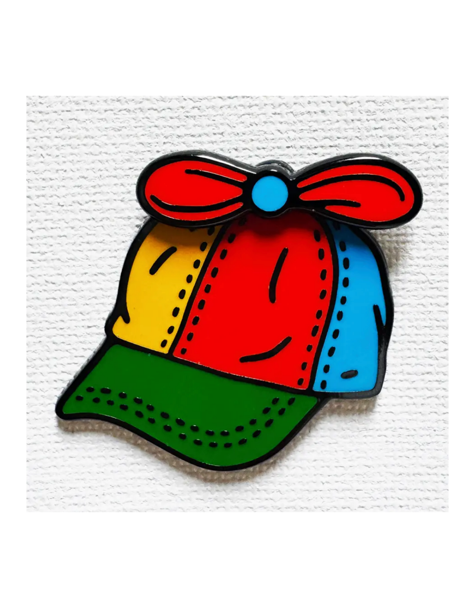 Spinny Hat Deluxe Enamel Pin