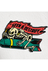 Seek and Destroy Enamel Pin