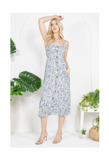 Floral Blues Cami Dress