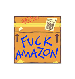 Fuck Amazon Package Sticker