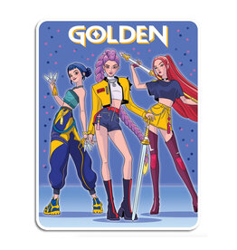 Golden K-Pop Demon Hunters Sticker