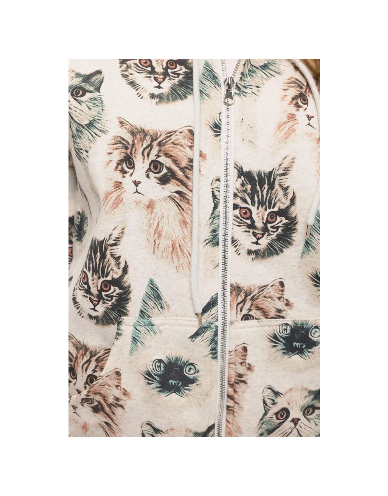 Persian Cats Zip Hoodie