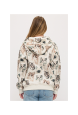 Persian Cats Zip Hoodie