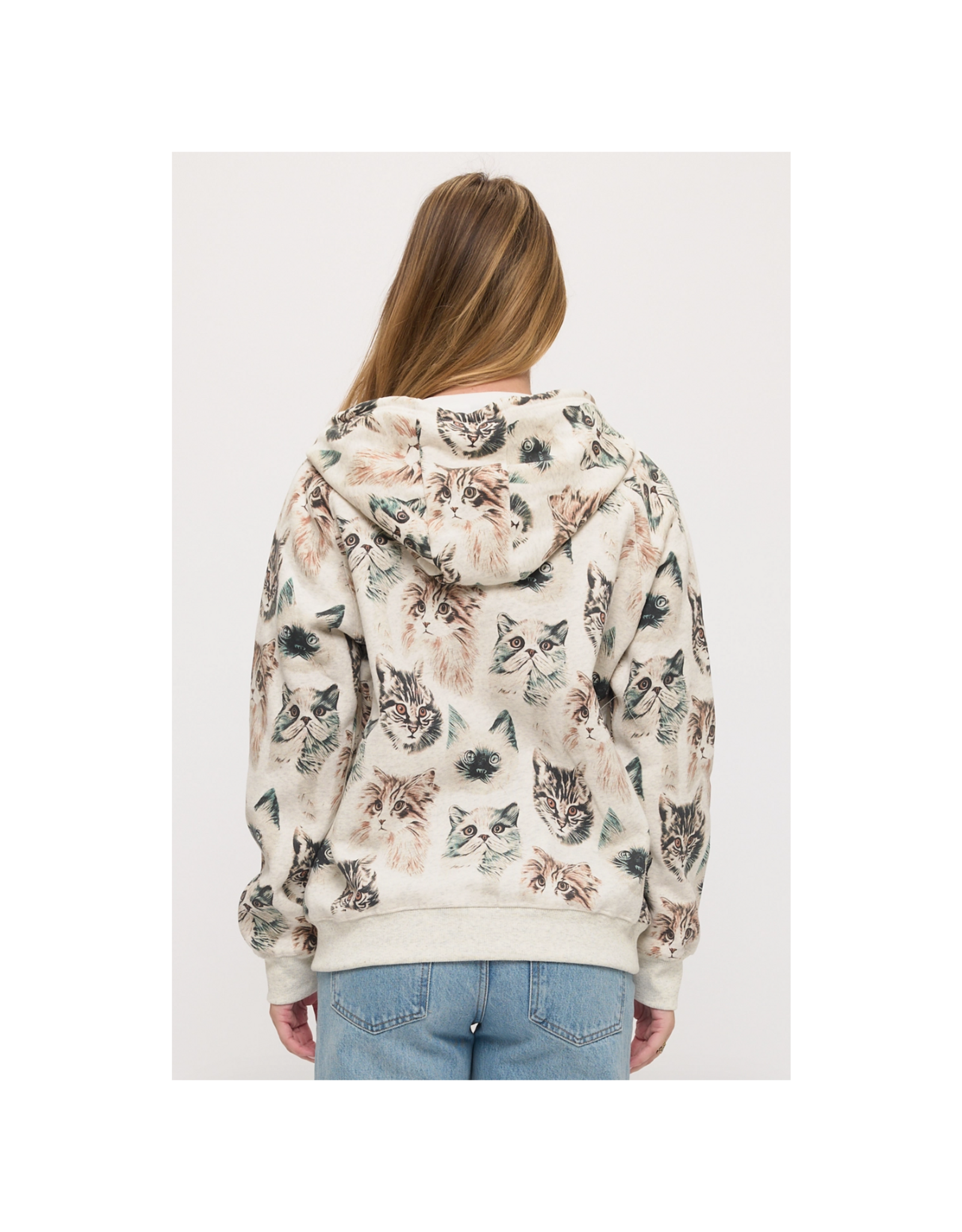 Persian Cats Zip Hoodie
