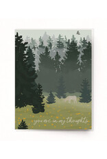 Elk in the Mist Greeting Card