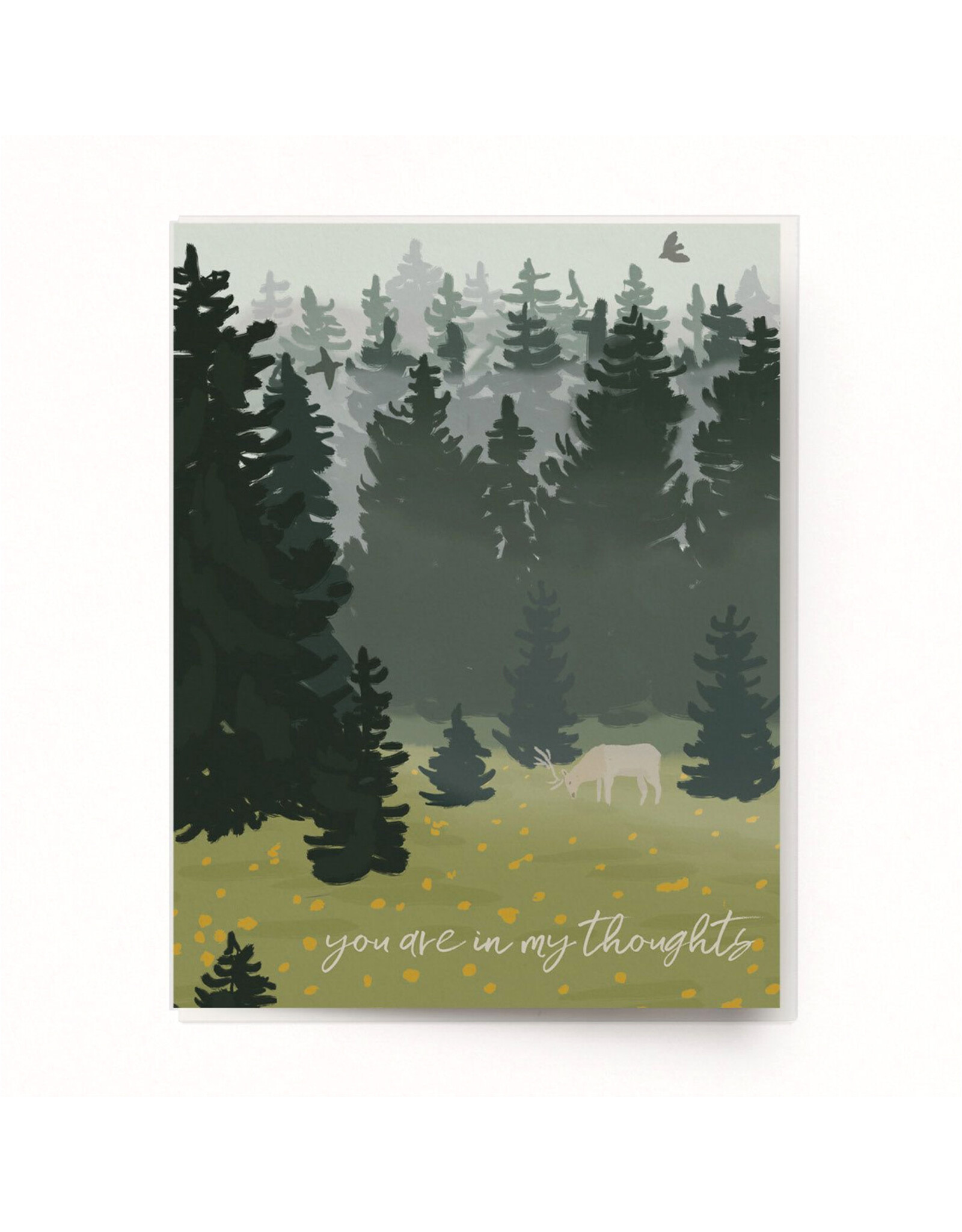Elk in the Mist Greeting Card