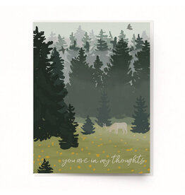 Elk in the Mist Greeting Card