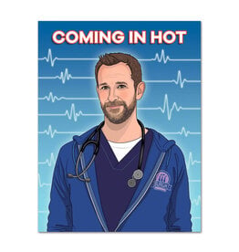 Coming in Hot (The Pitt) Greeting Card