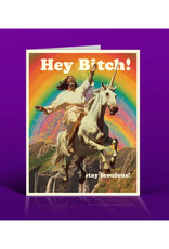 Hey Bitch Stay Fabulous Jesus Greeting Card